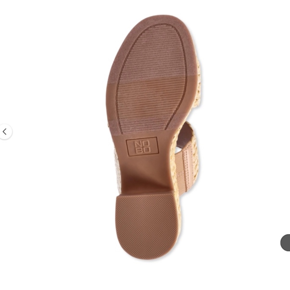 Women's Double Band Sandals/ Women's block heel sandals, Platform Slides Sandals - Picture 2 of 6